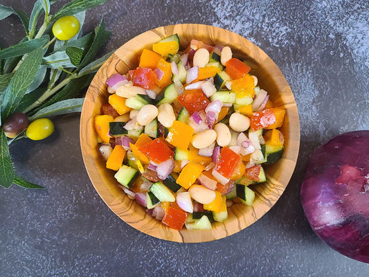 Healthy Veggie & Bean Salad