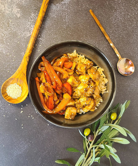 Honey Ginger Orange Chicken