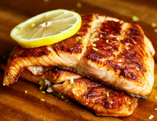 Honey Ginger Grilled Salmon