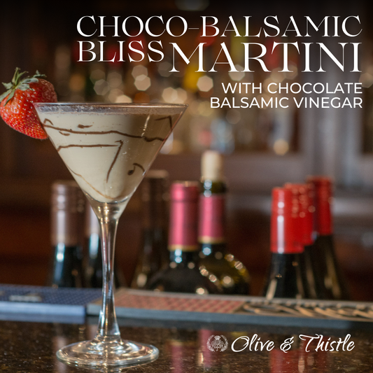 Choco-Balsamic Bliss Martini
